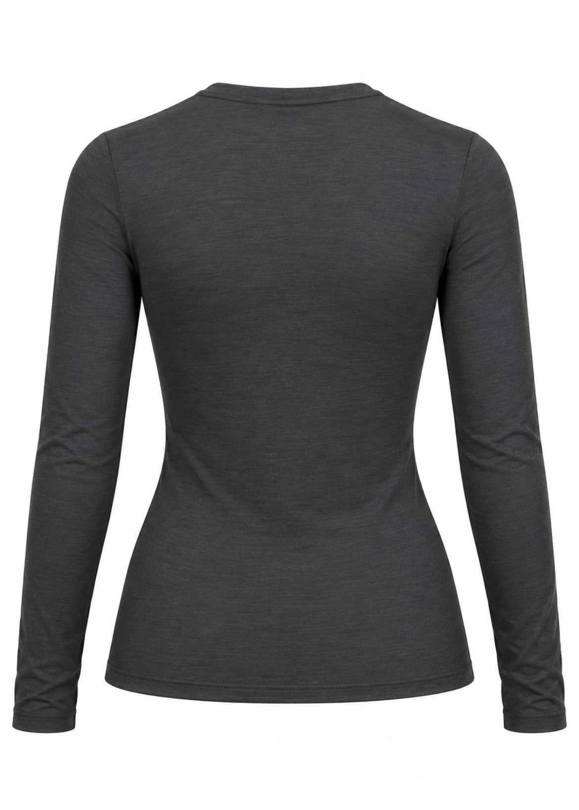 Longsleeve Kaschmir-Mix 'Anthrazit'