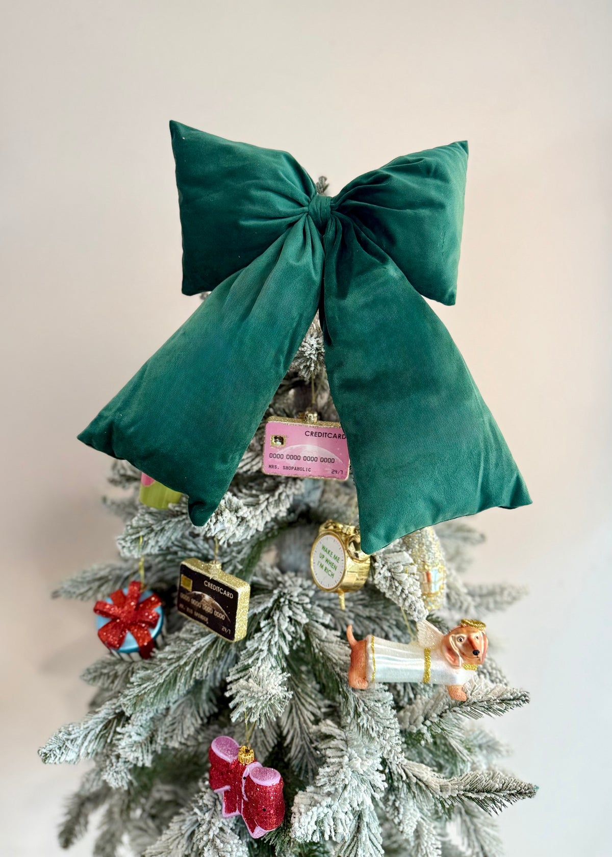 Samt Schleife XL grün