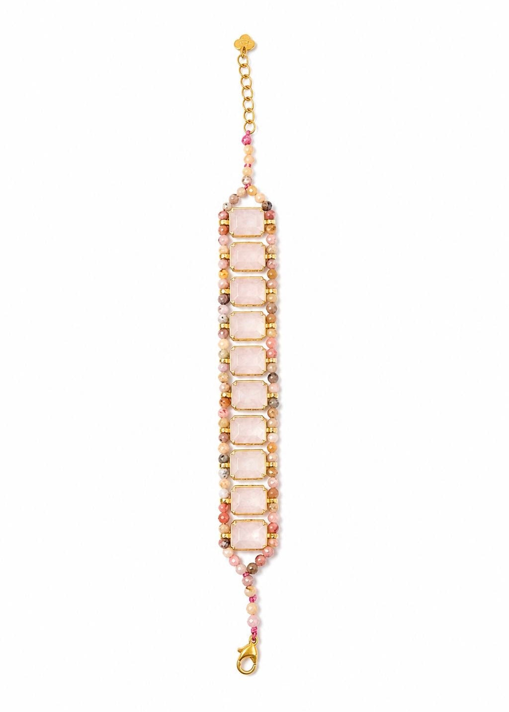 Armband breit 'Rose'