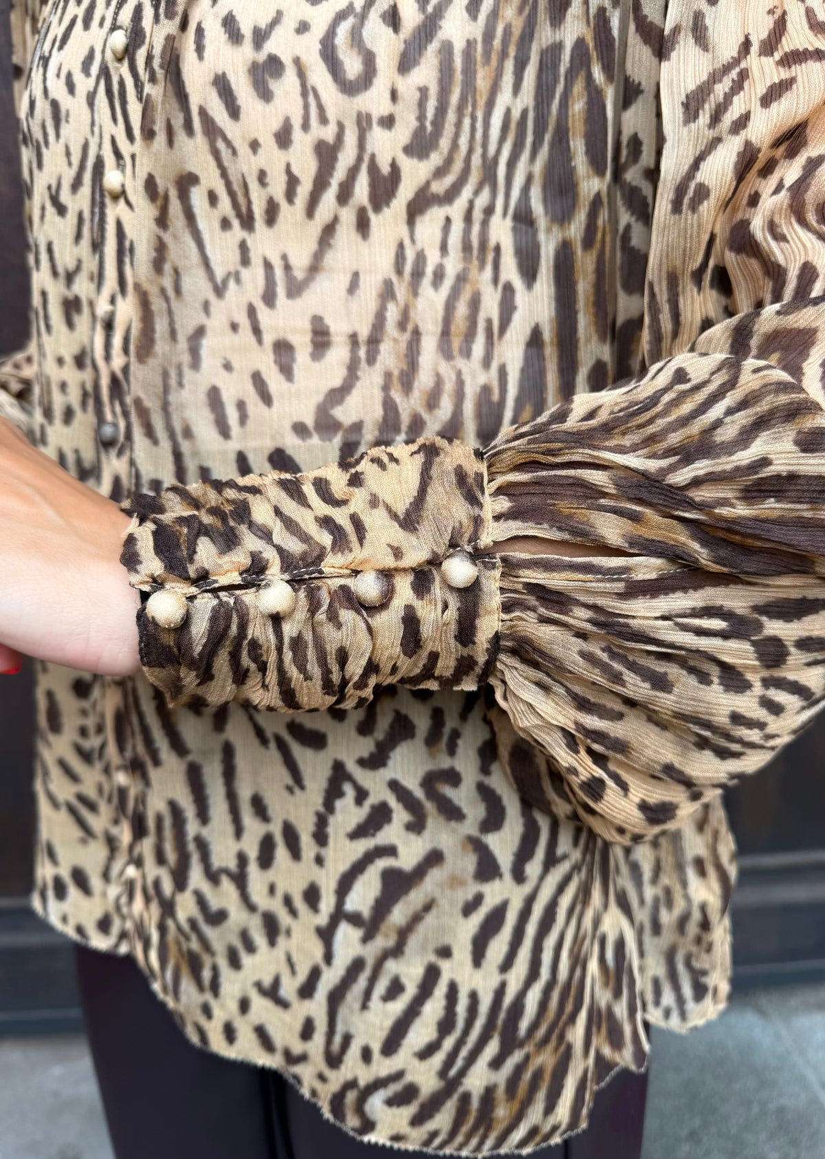 Chiffon Bluse &#39;Leo&#39;