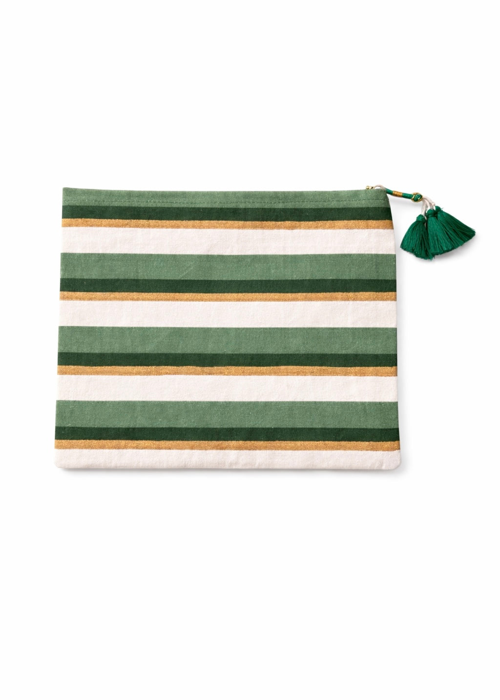 Kosmetik Clutch 'Leo-Grün'