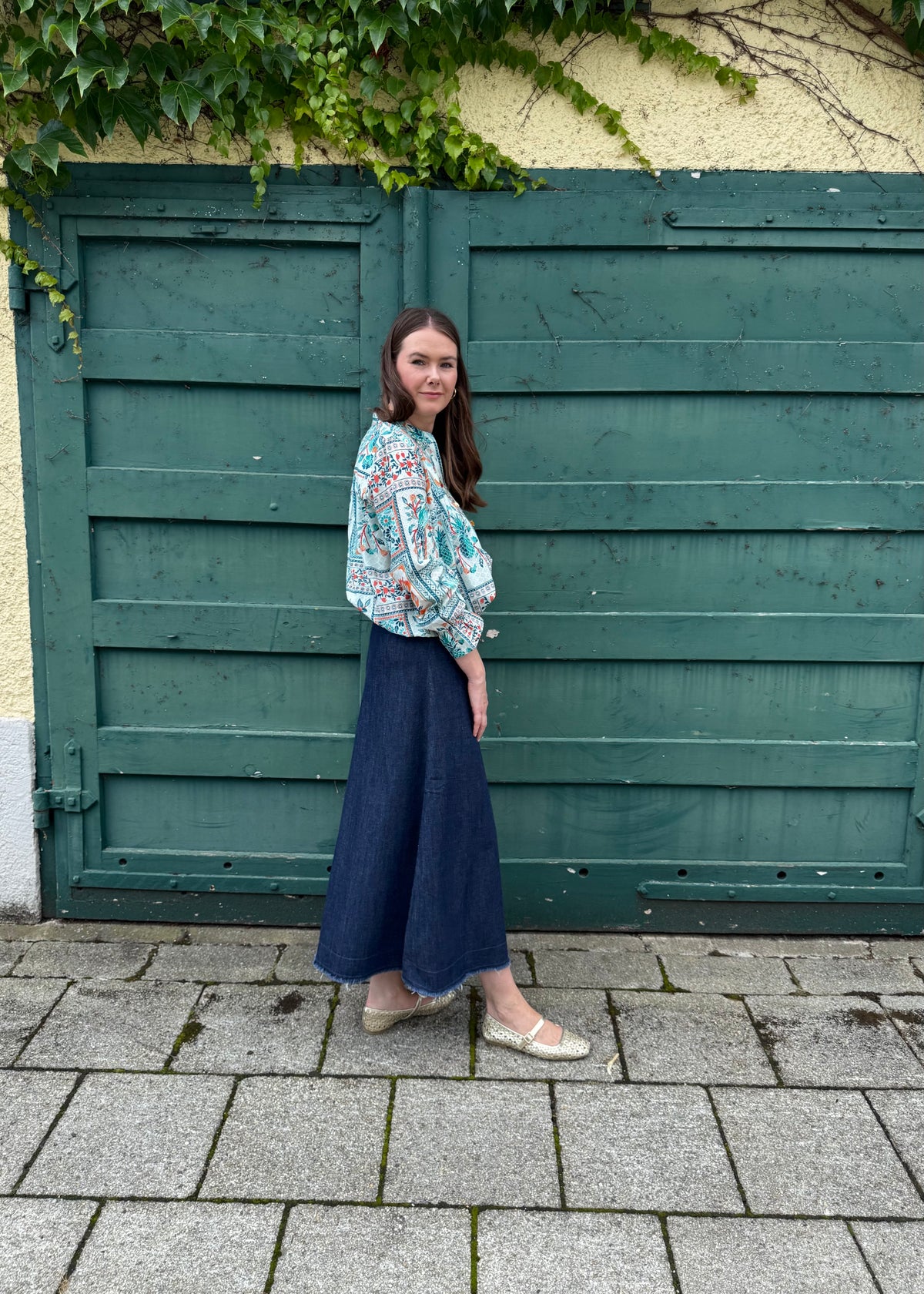 Bluse &#39;Broom&#39; Türkis