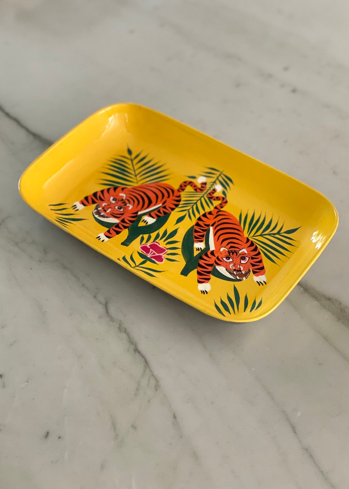 Tablett &#39;Tiger&#39; Gelb