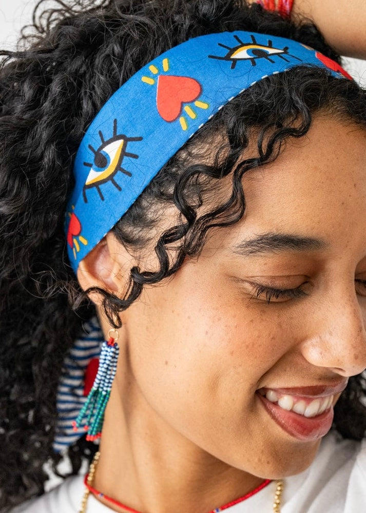 Schmaler Schal 'Auge'