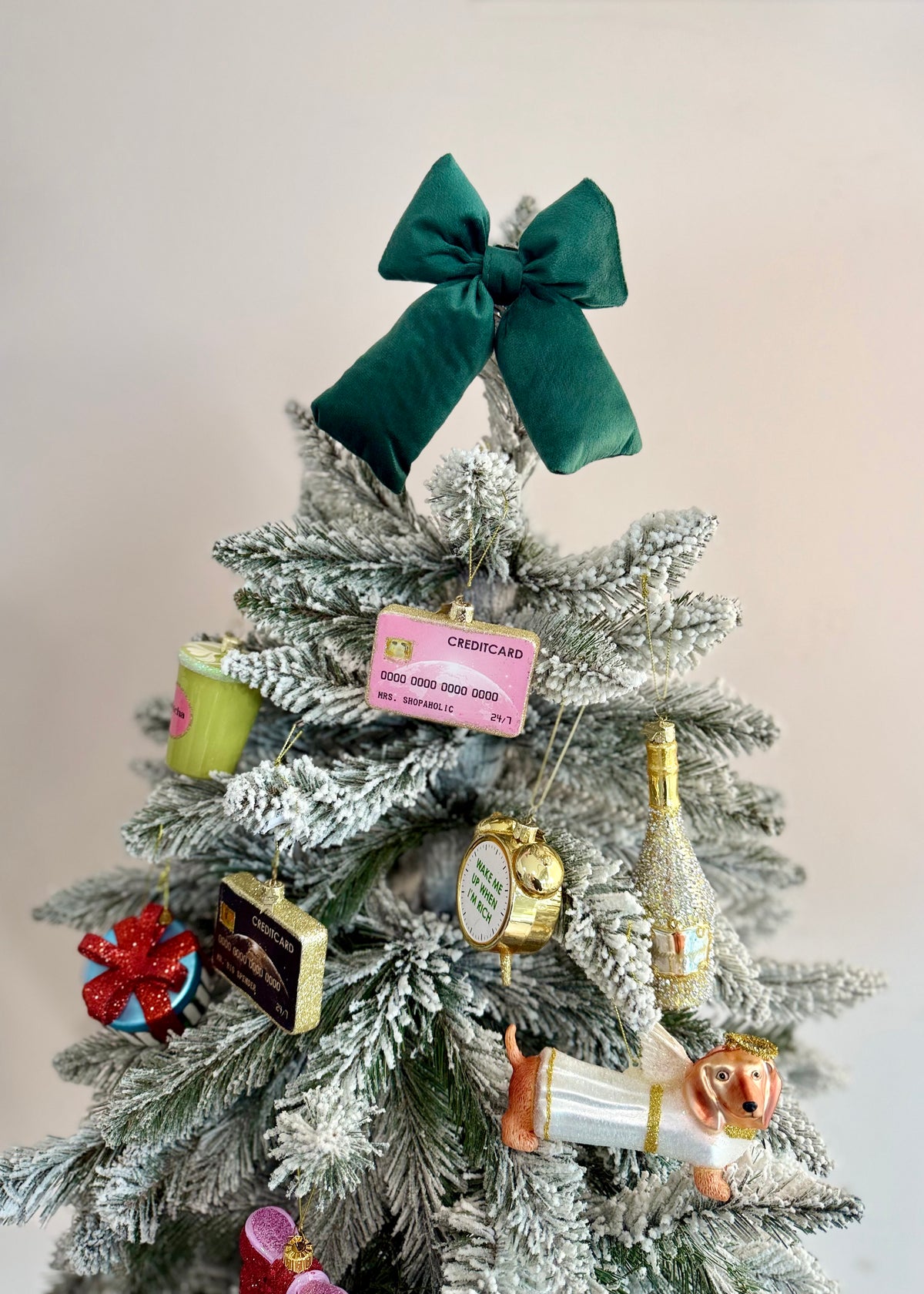 Samt Schleife S grün