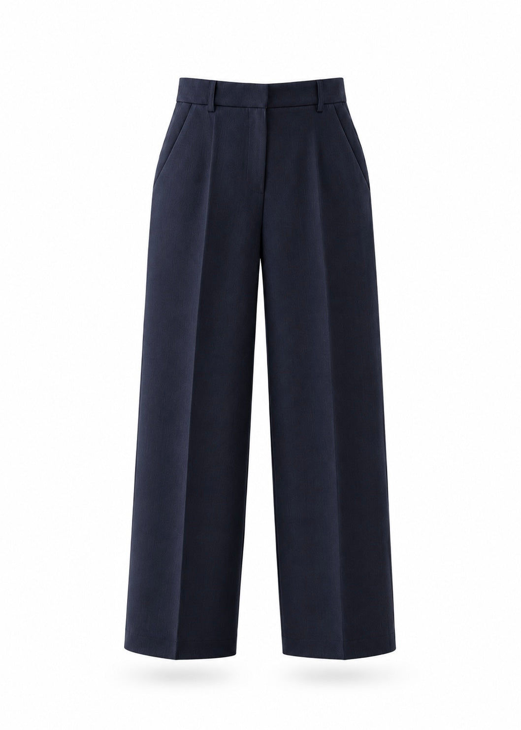 Hose mit Bundfalte 'Navy'