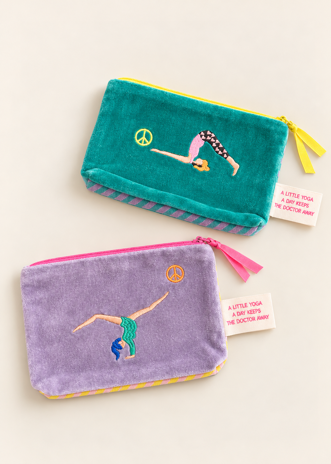 Kosmetik Täschchen 'Yoga' Petrol