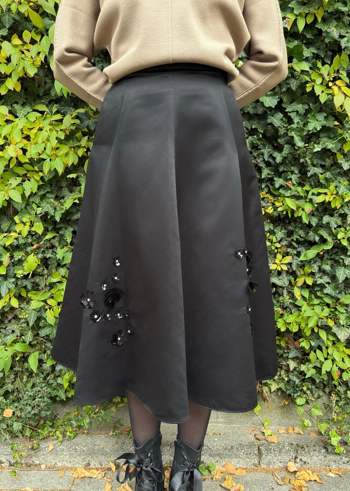 Maxi-Rock mit Pailletten