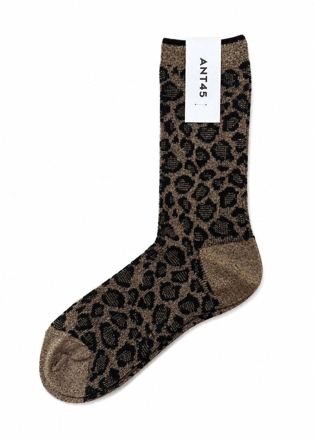 Socken mit Lurex 'Leo-Gold'
