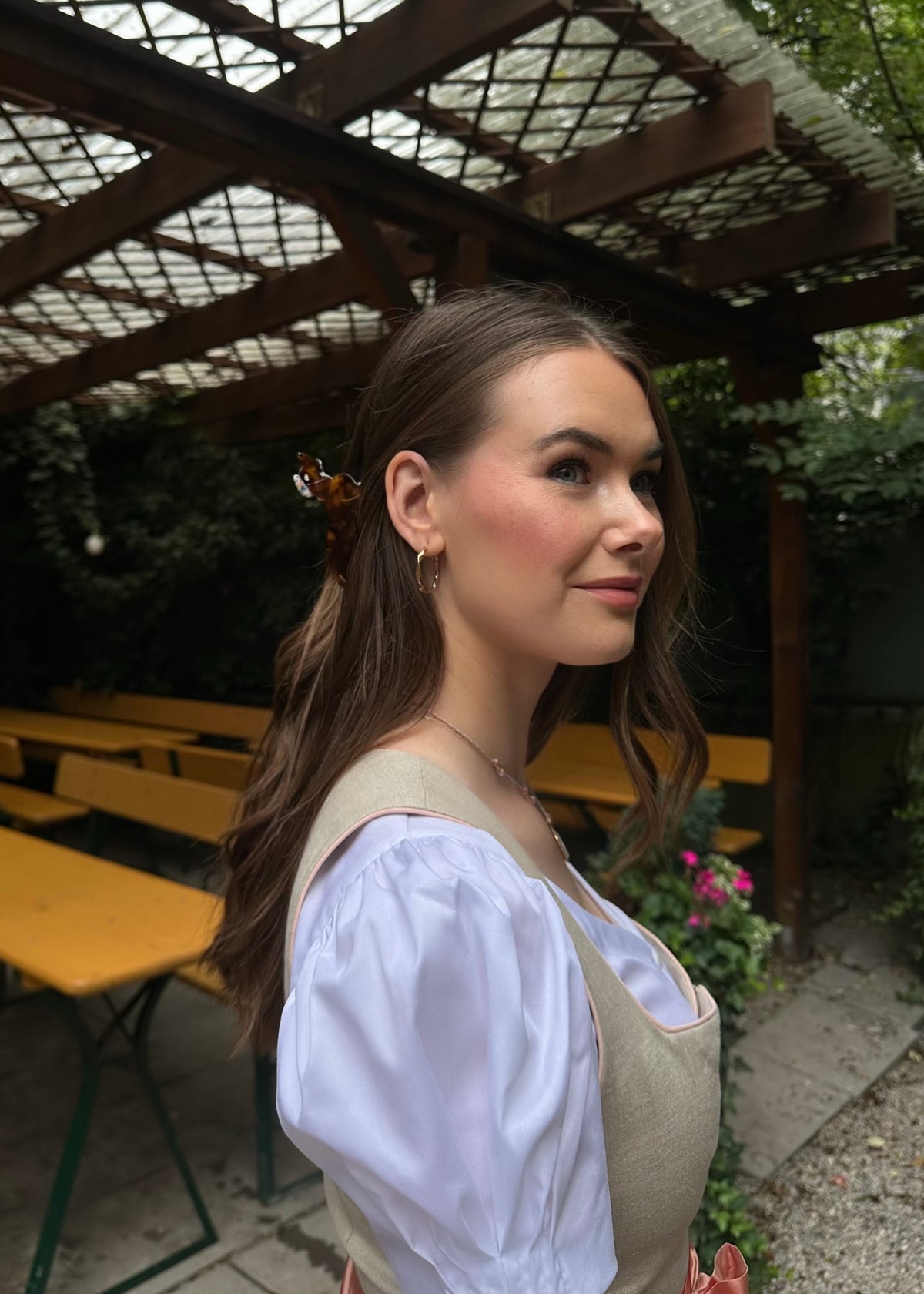Haarklammer &#39;Dackel-Blume&#39;