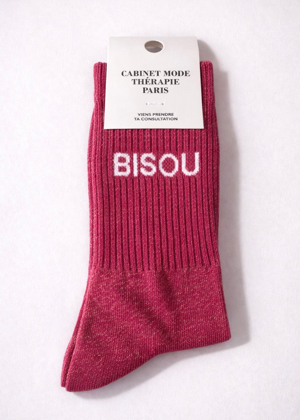 Socken mit Lurex 'Bisou'