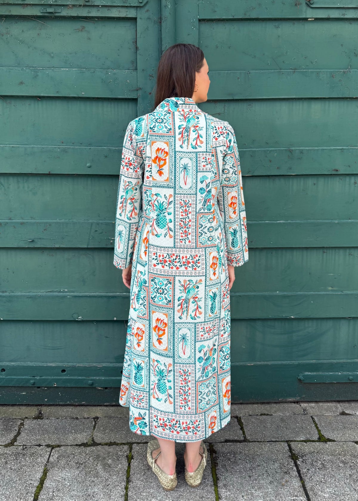 Kleid &#39;Sandelwood&#39; Türkis