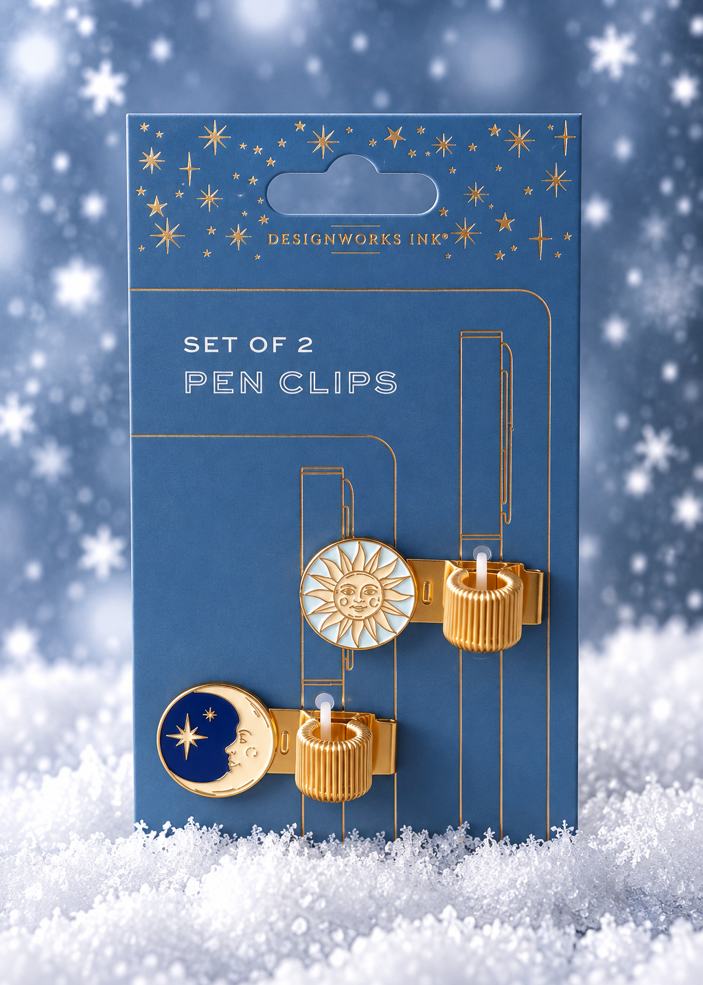 Stifte Clips Set 'Sonne & Mond'