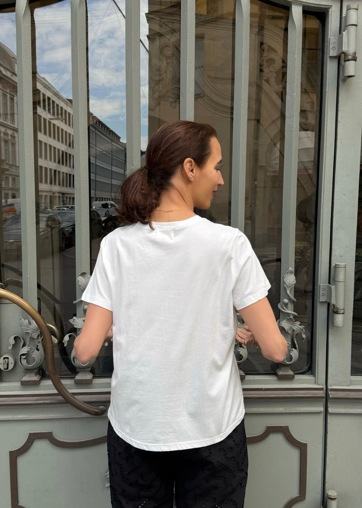 T-Shirt &#39;Fries Before Guys&#39; Weiß