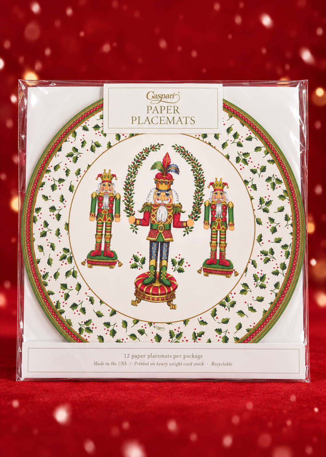 Tischsets Rund 'Nussknacker'