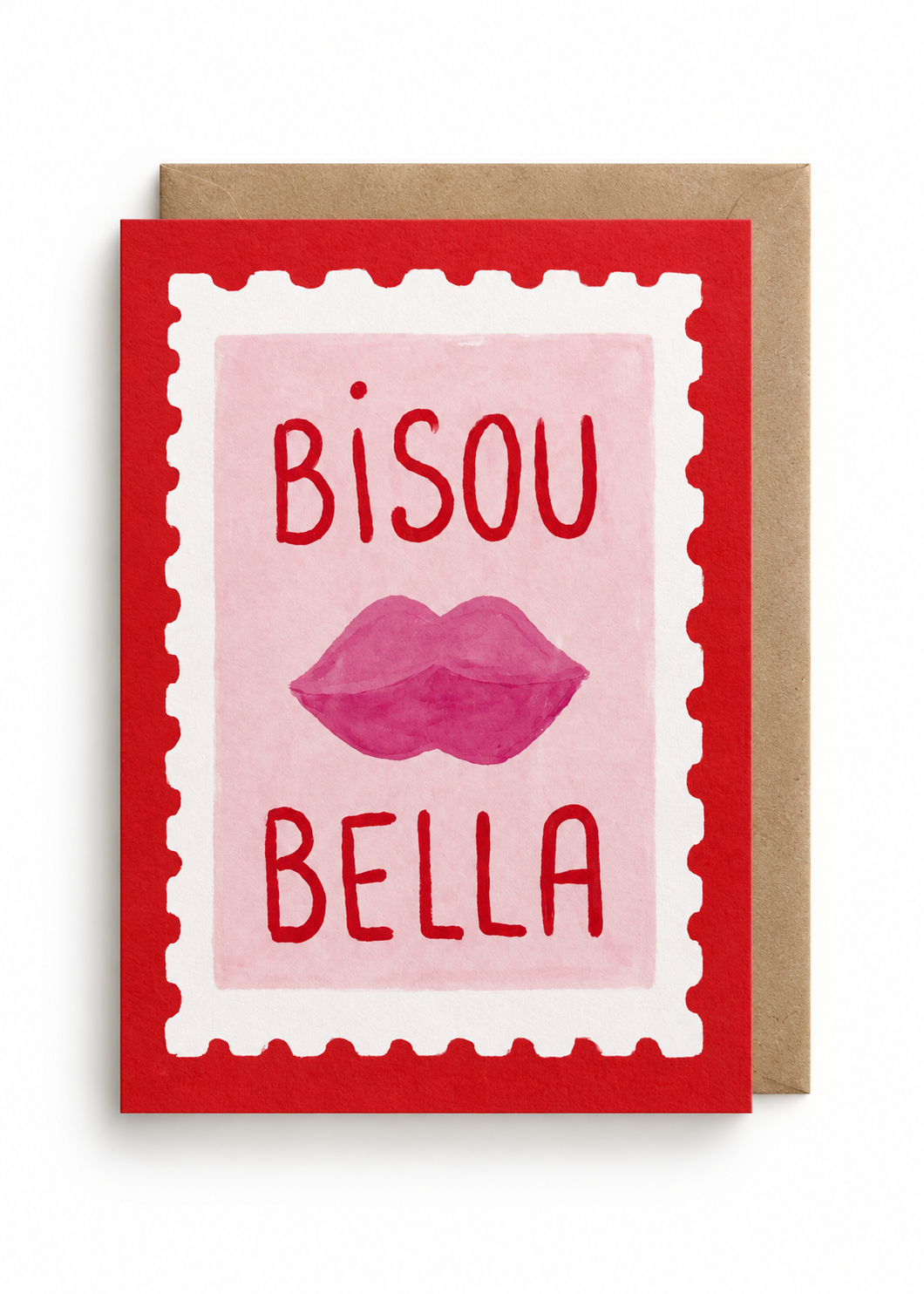 Karte 'Bisou Bella'
