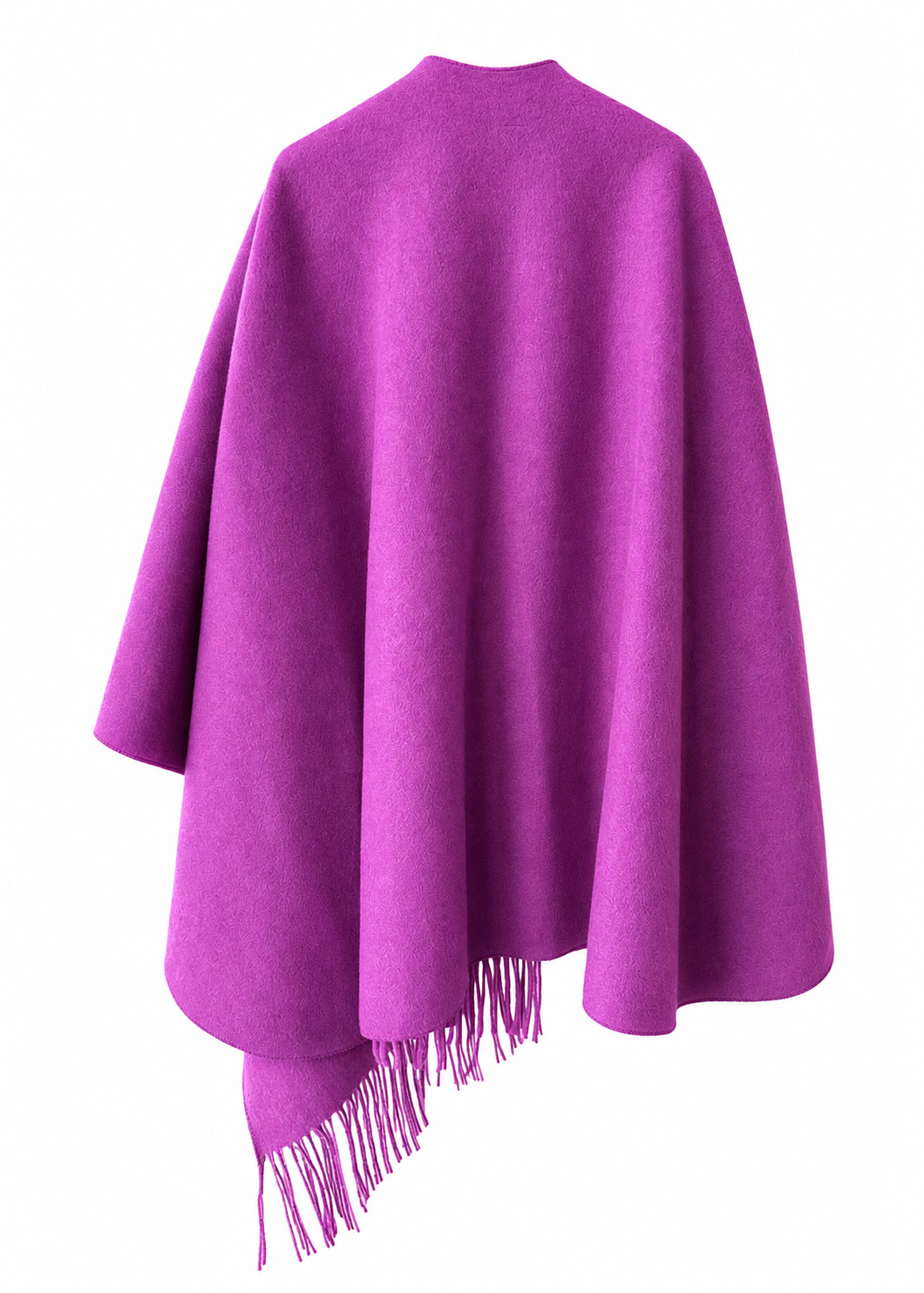Cape mit Fransen 'Violet'
