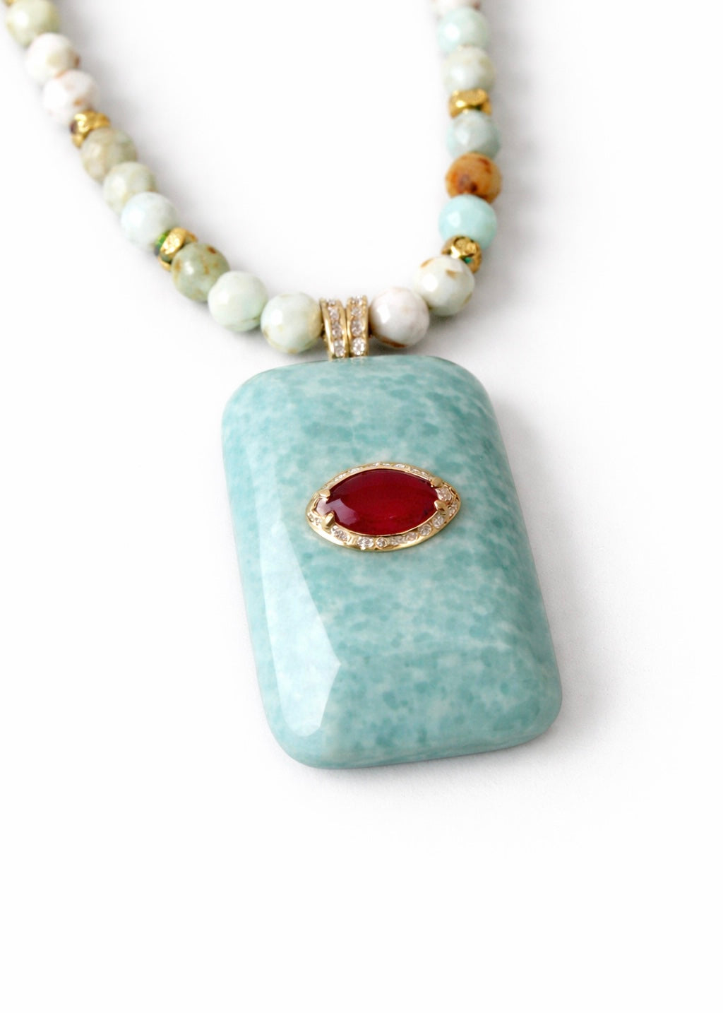Kette 'Ornament' Jade