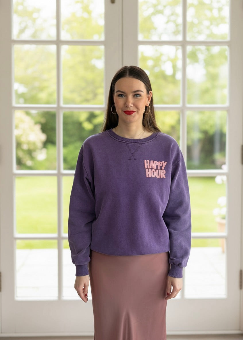 Sweatshirt 'Happy Hour'