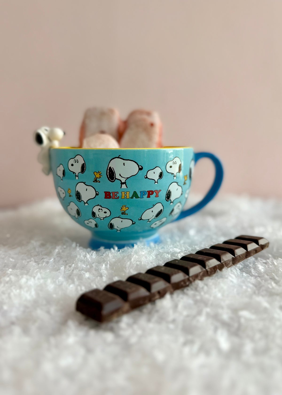 Tasse mit Snoopy 'Hellblau'