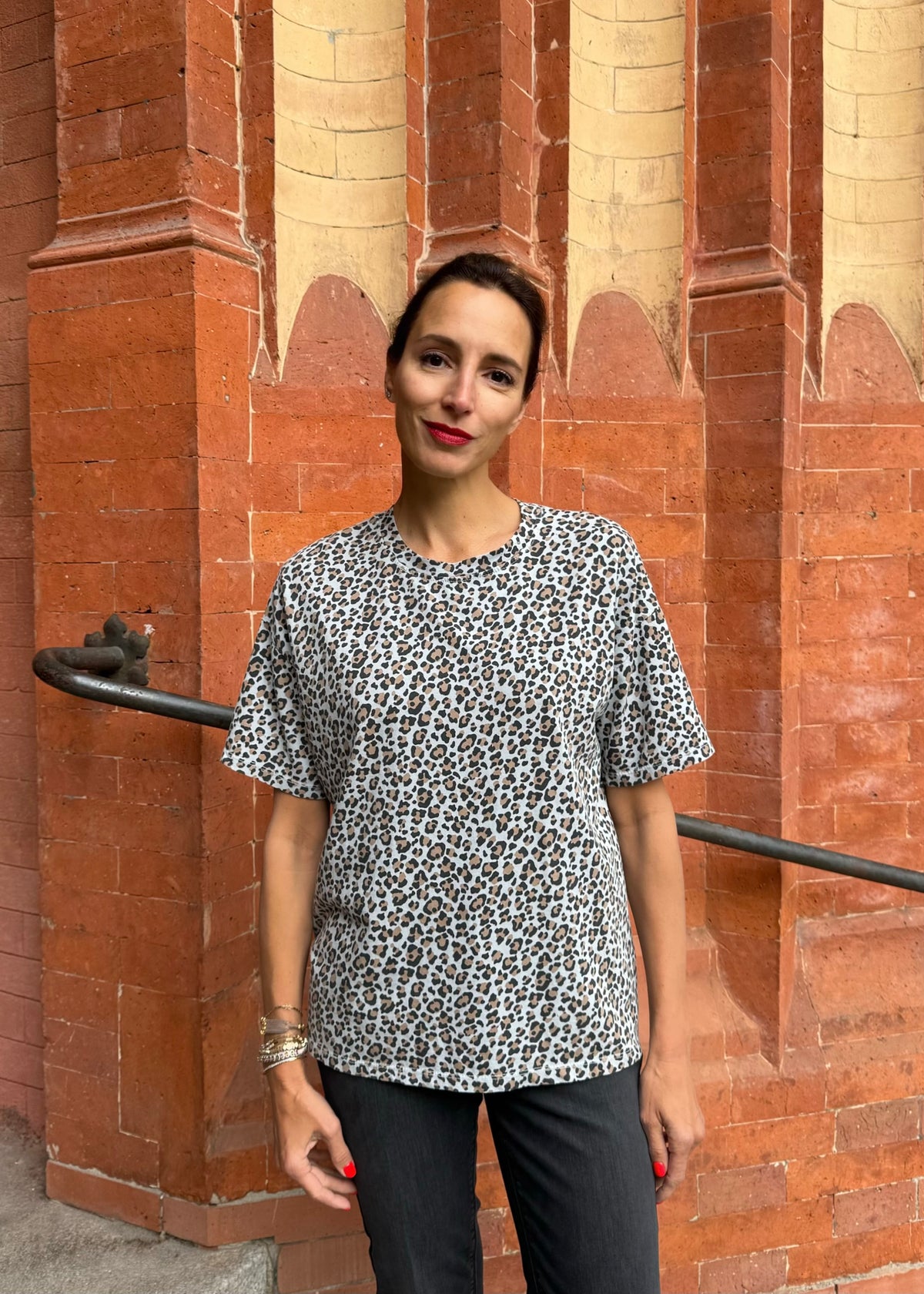 Shirt &#39;Leo&#39; grau