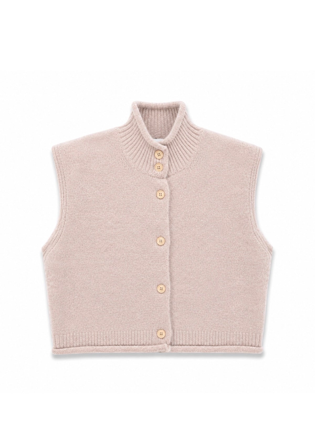 Strickweste 'Puder'