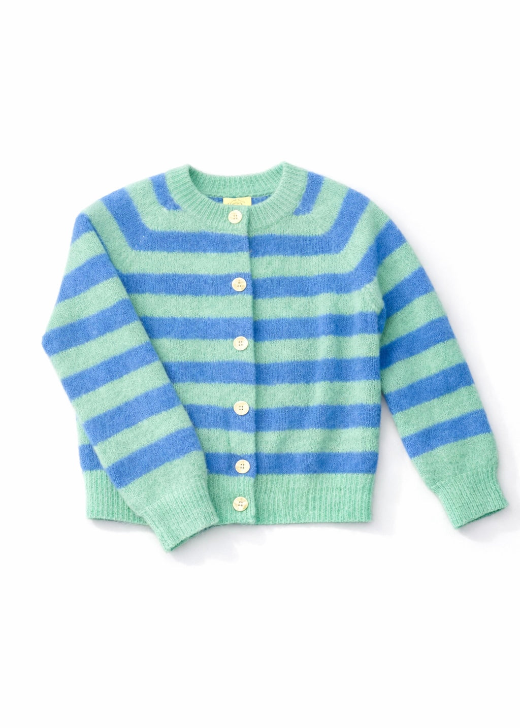 Strickjacke 'Blau-Mint'
