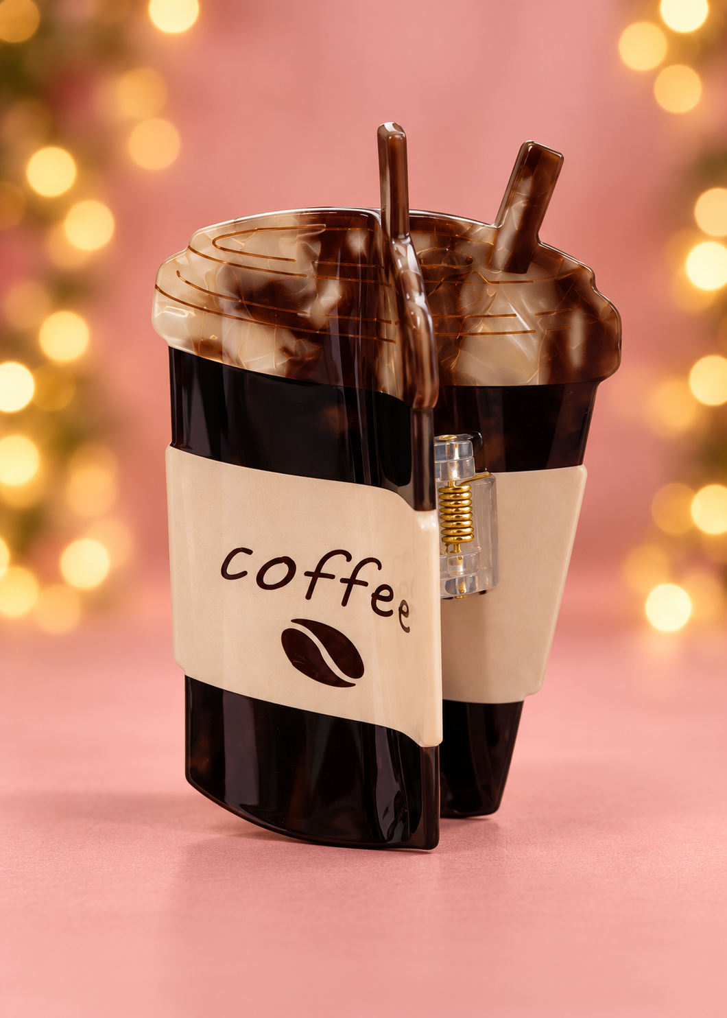 Haarklammer 'Coffee'