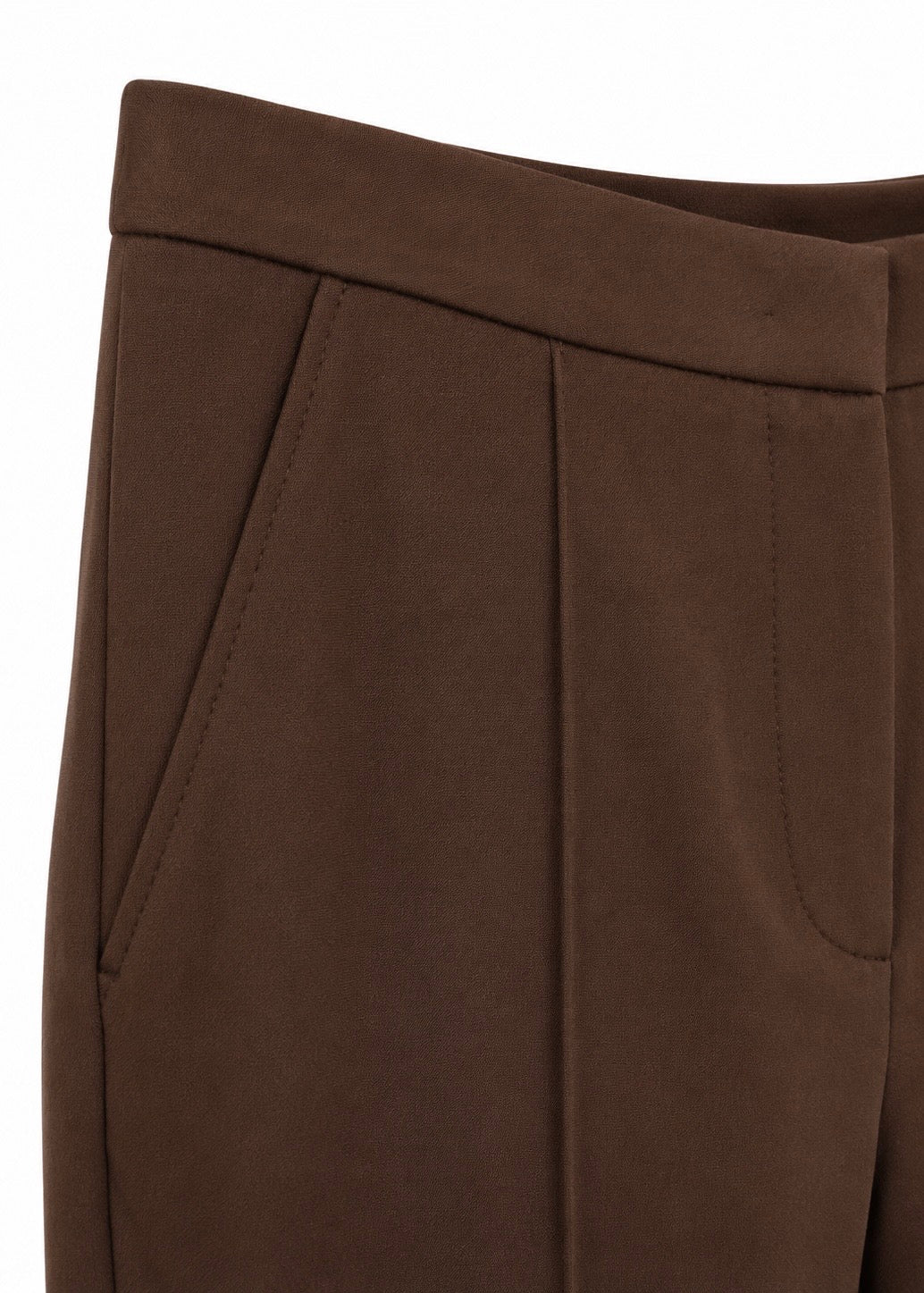Bootcut-Hose 'Braun'