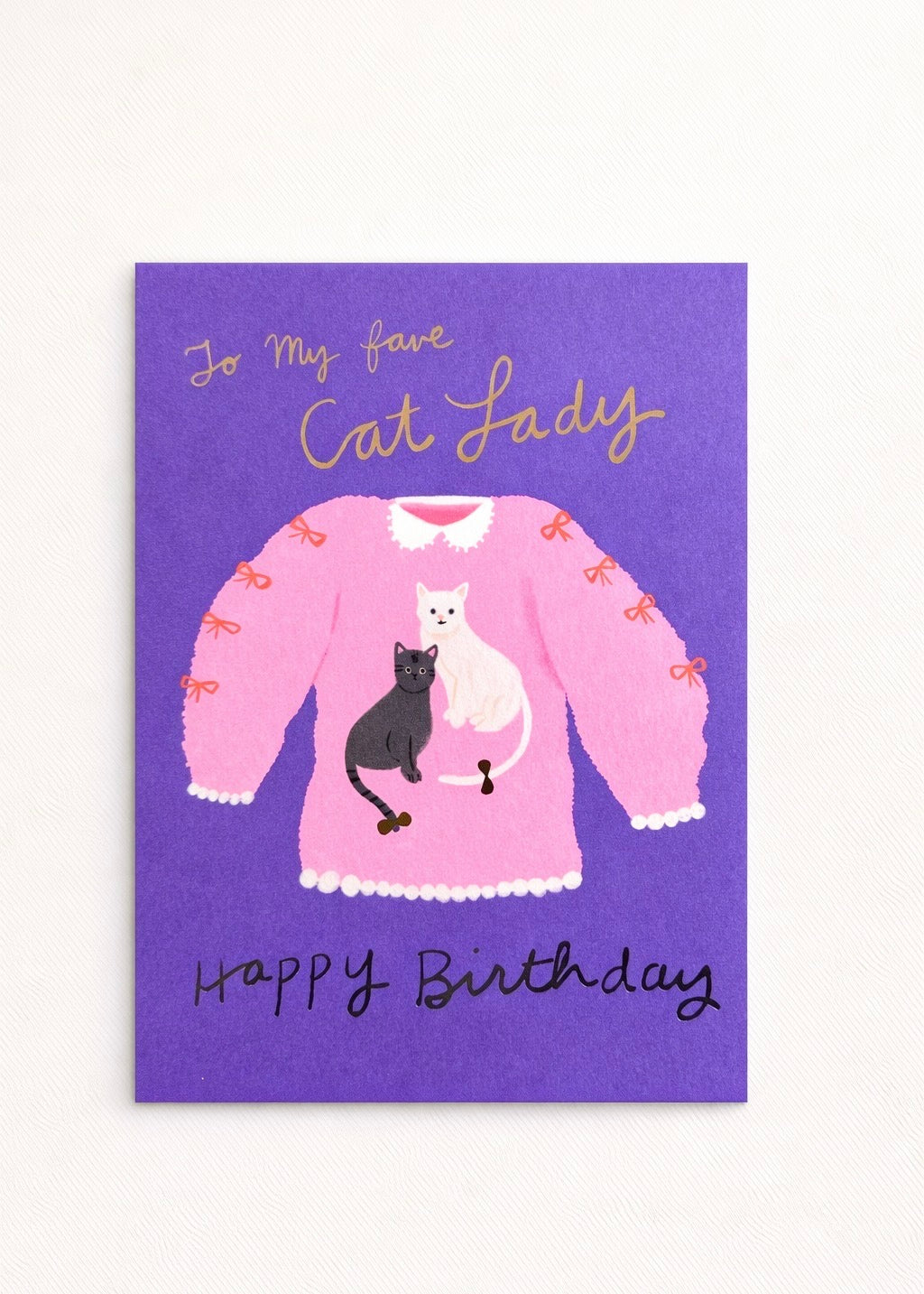 Karte 'My fave Cat Lady'