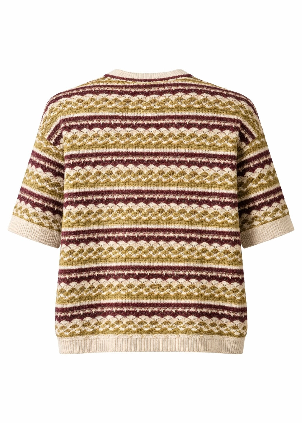 Kurzarm Pullover mit Lurex