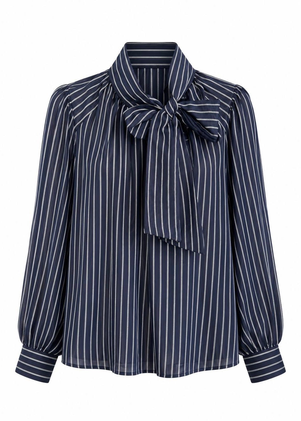 Schluppenbluse 'Navy'