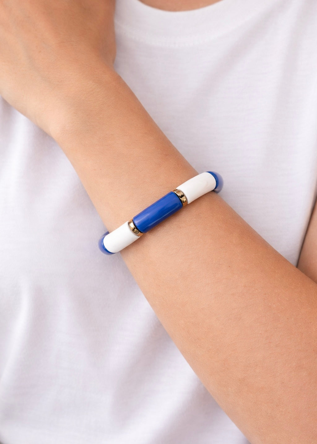 Armband 'Blau-Weiß' S