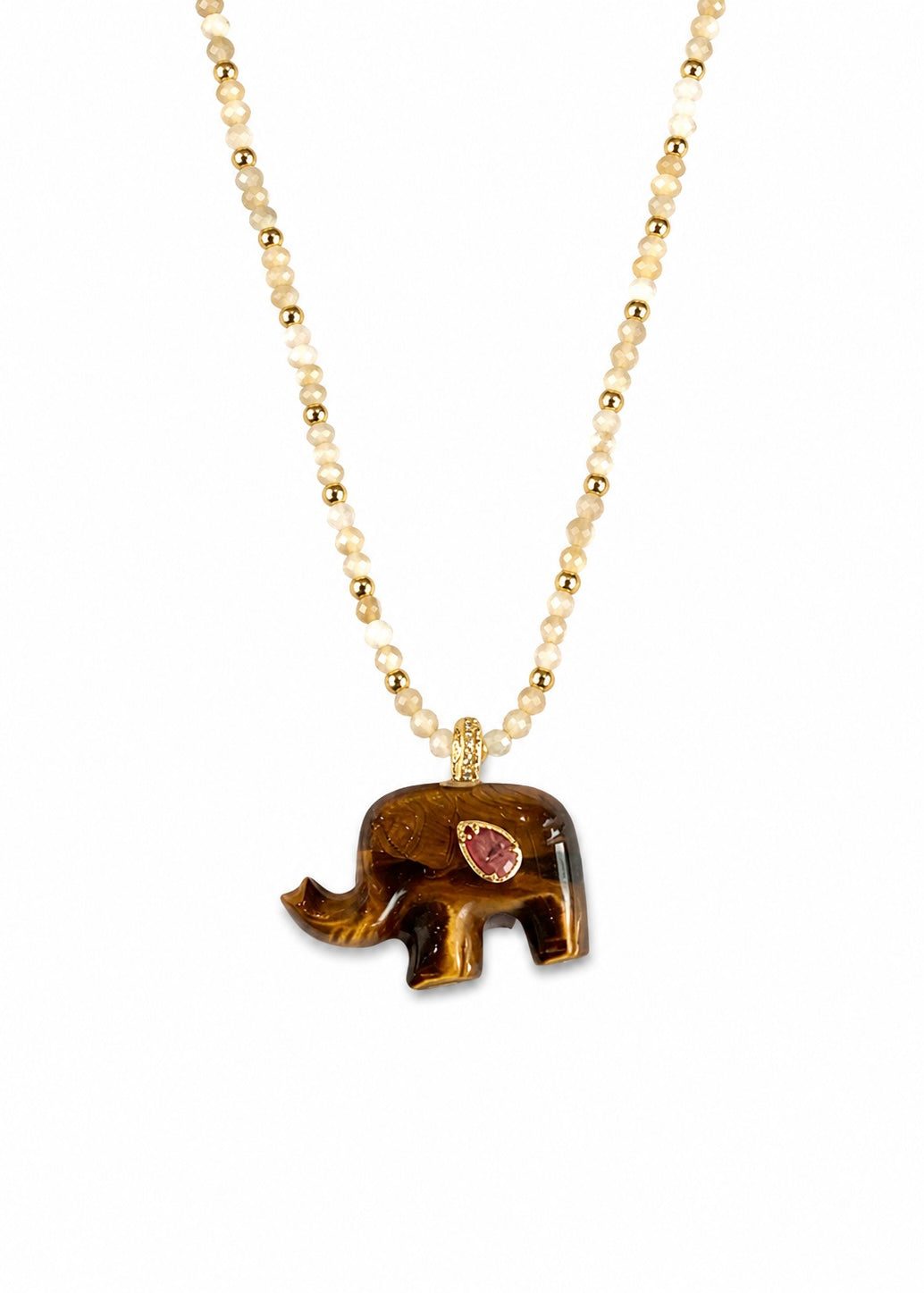 Kette 'Elefant' Creme