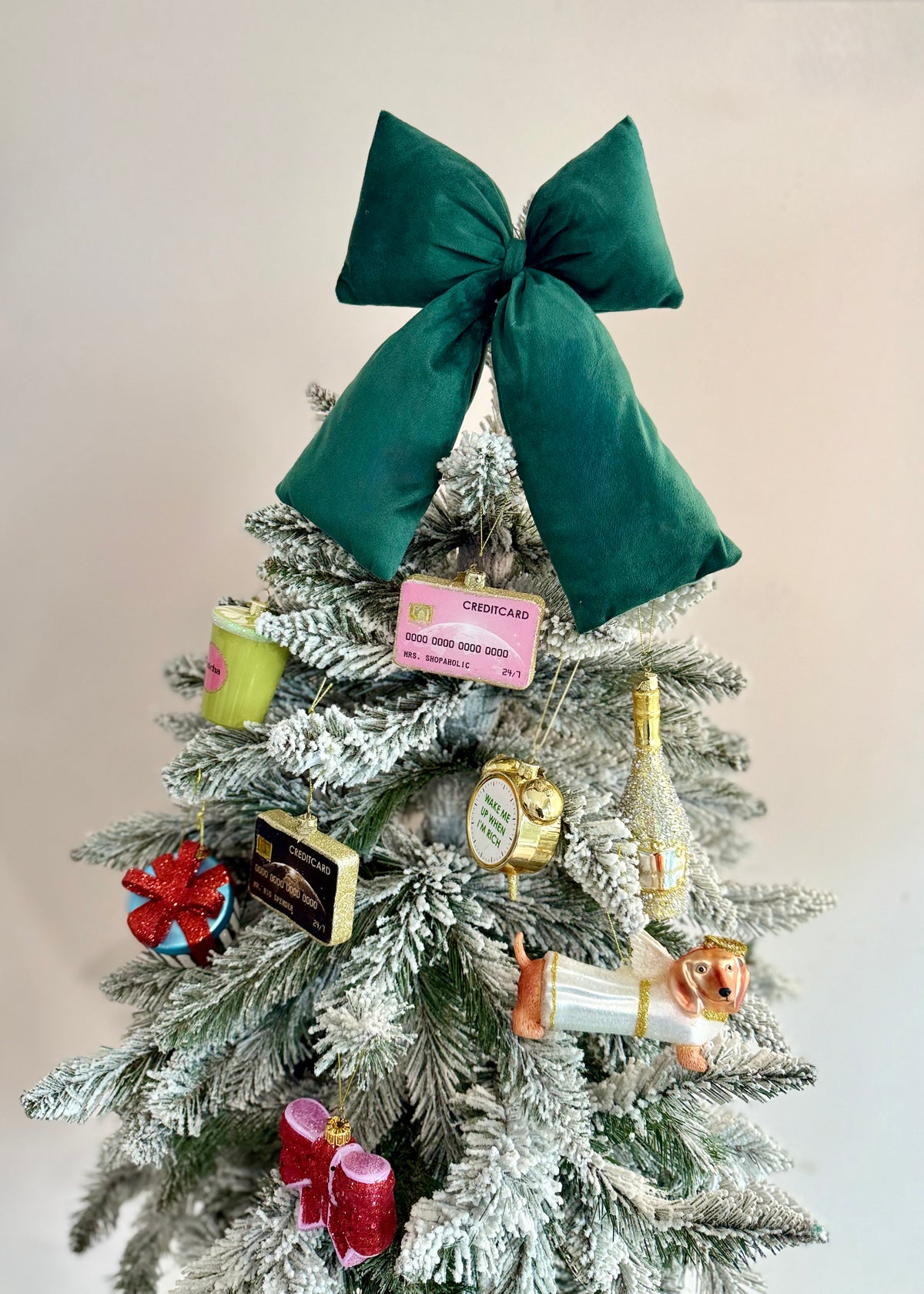 Samt Schleife L grün