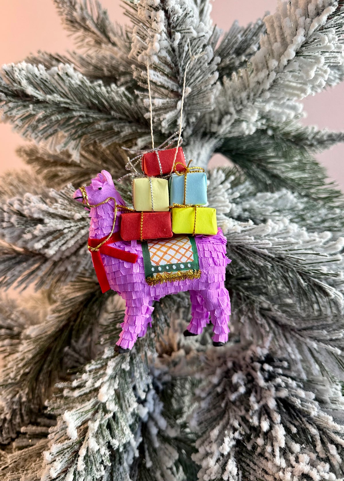 Christbaumanhänger 'Lama Lila'