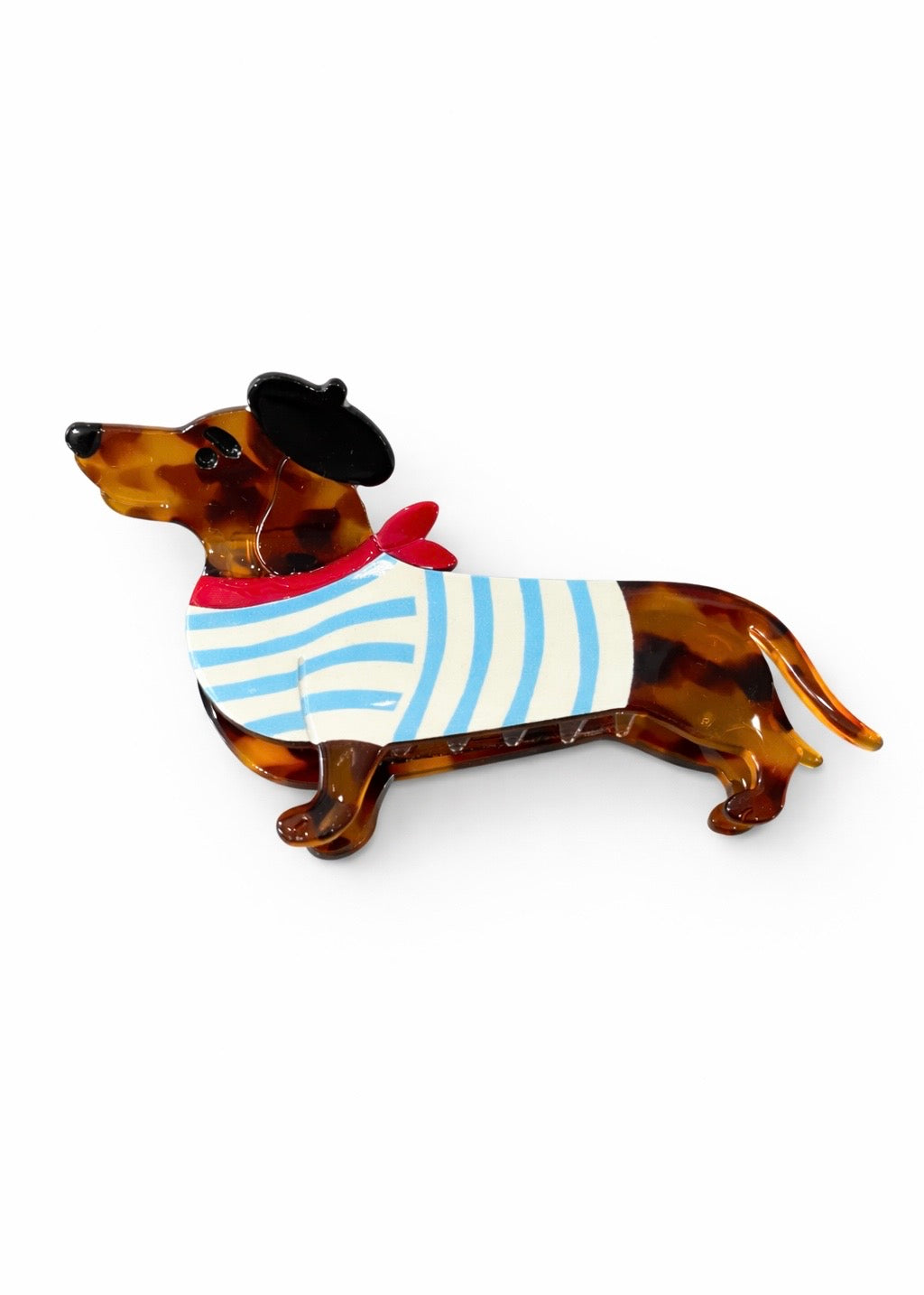 Haarspange French Dackel