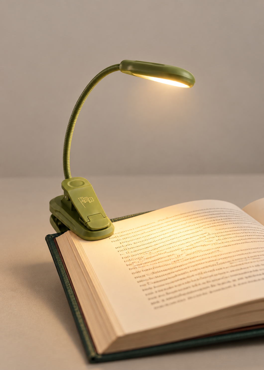 LED Buchleuchte 'Grün'