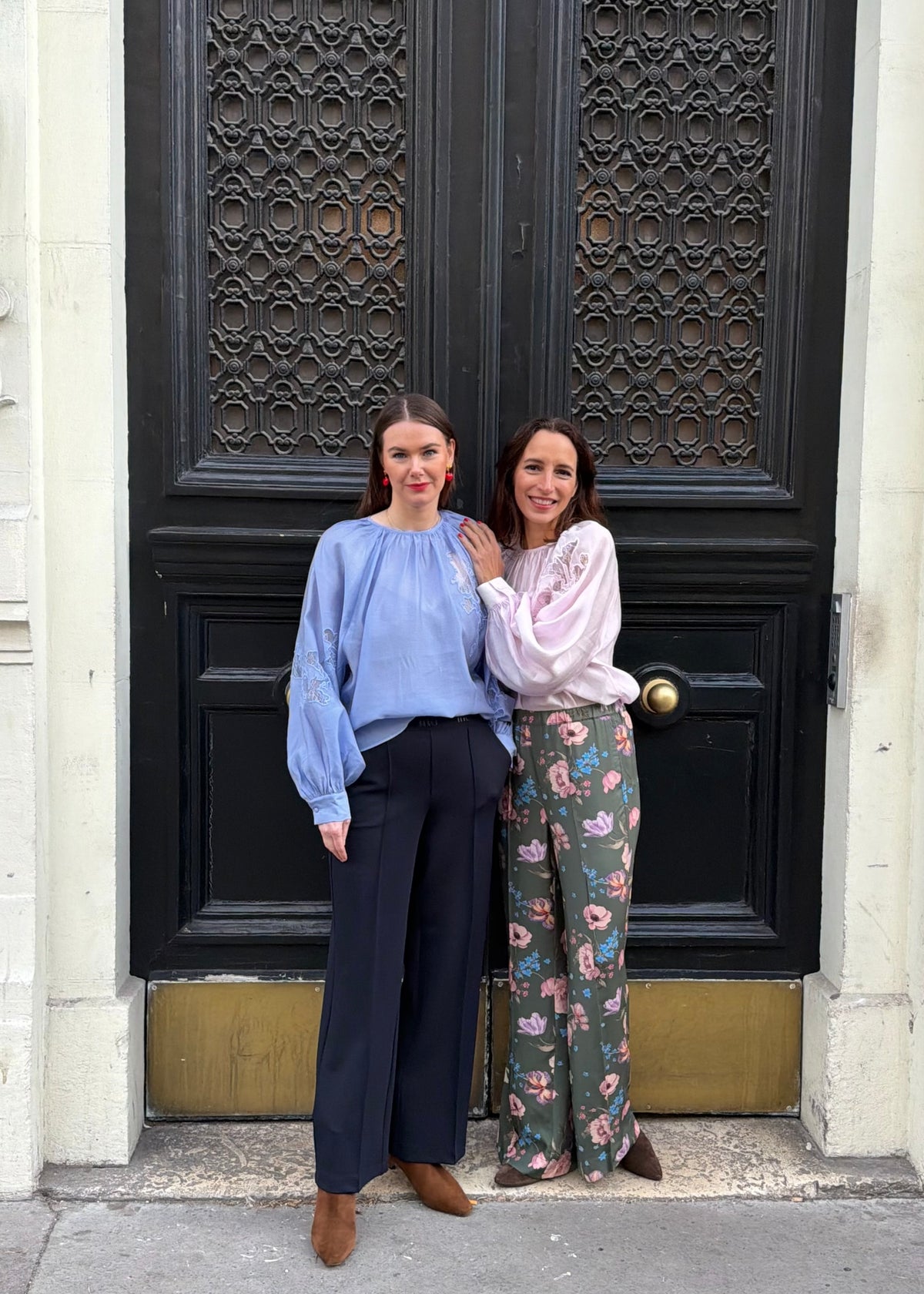 Bluse mit Spitze 'Rosa'