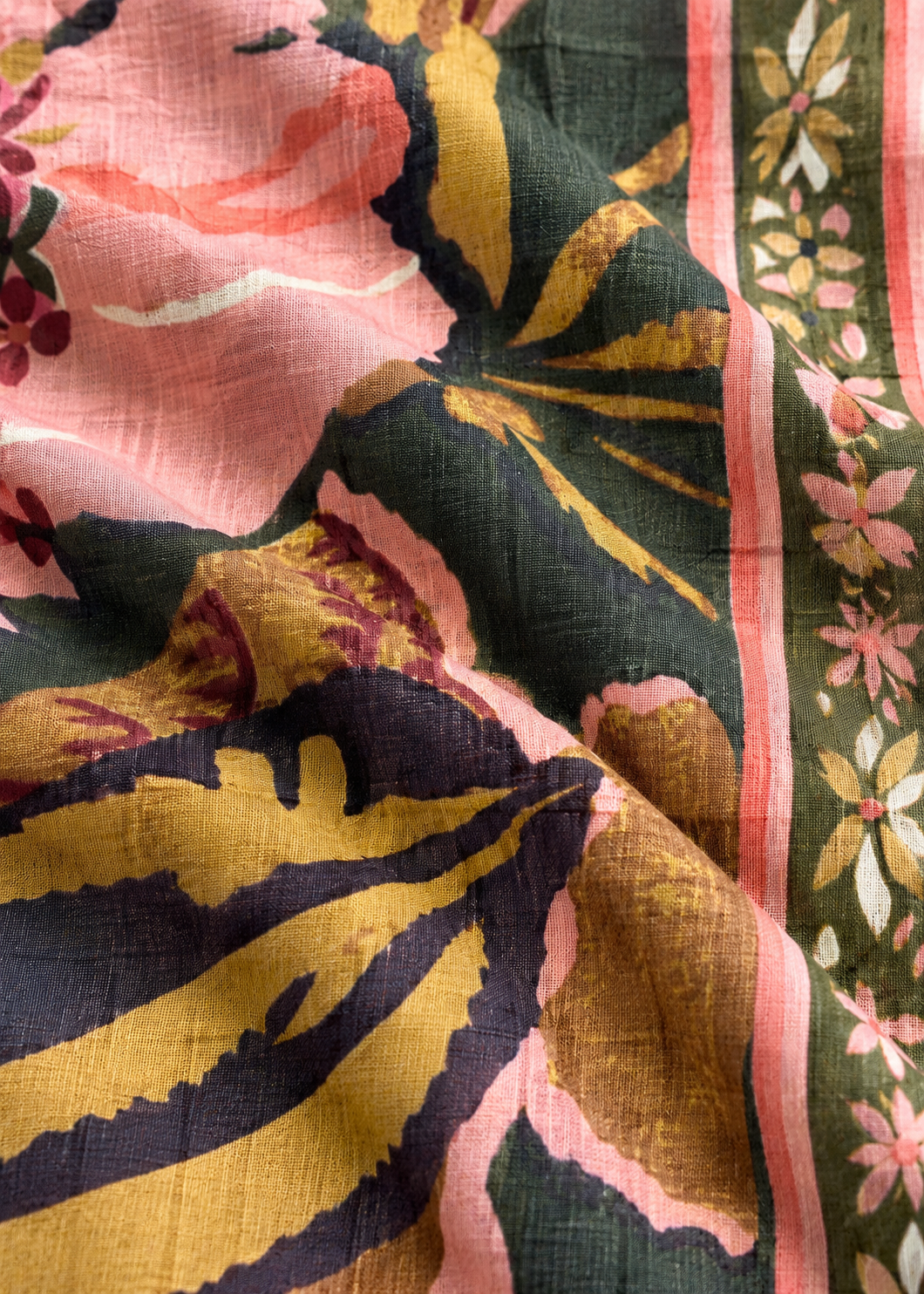 Tuch 'Flower' Olive