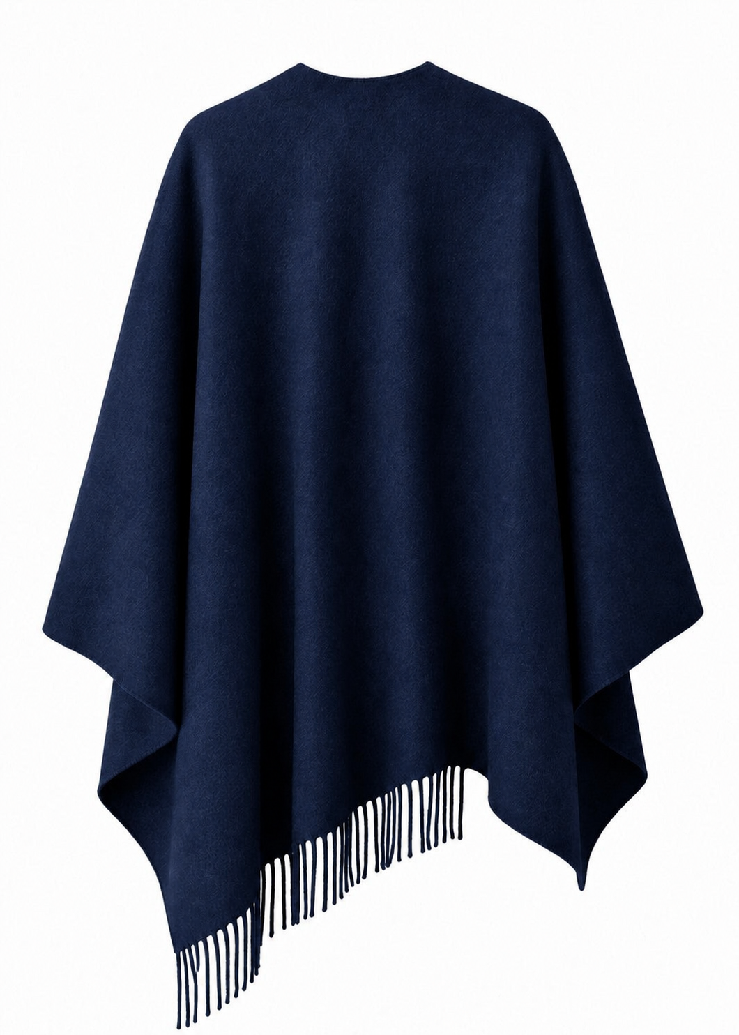 Cape mit Fransen 'Navy'