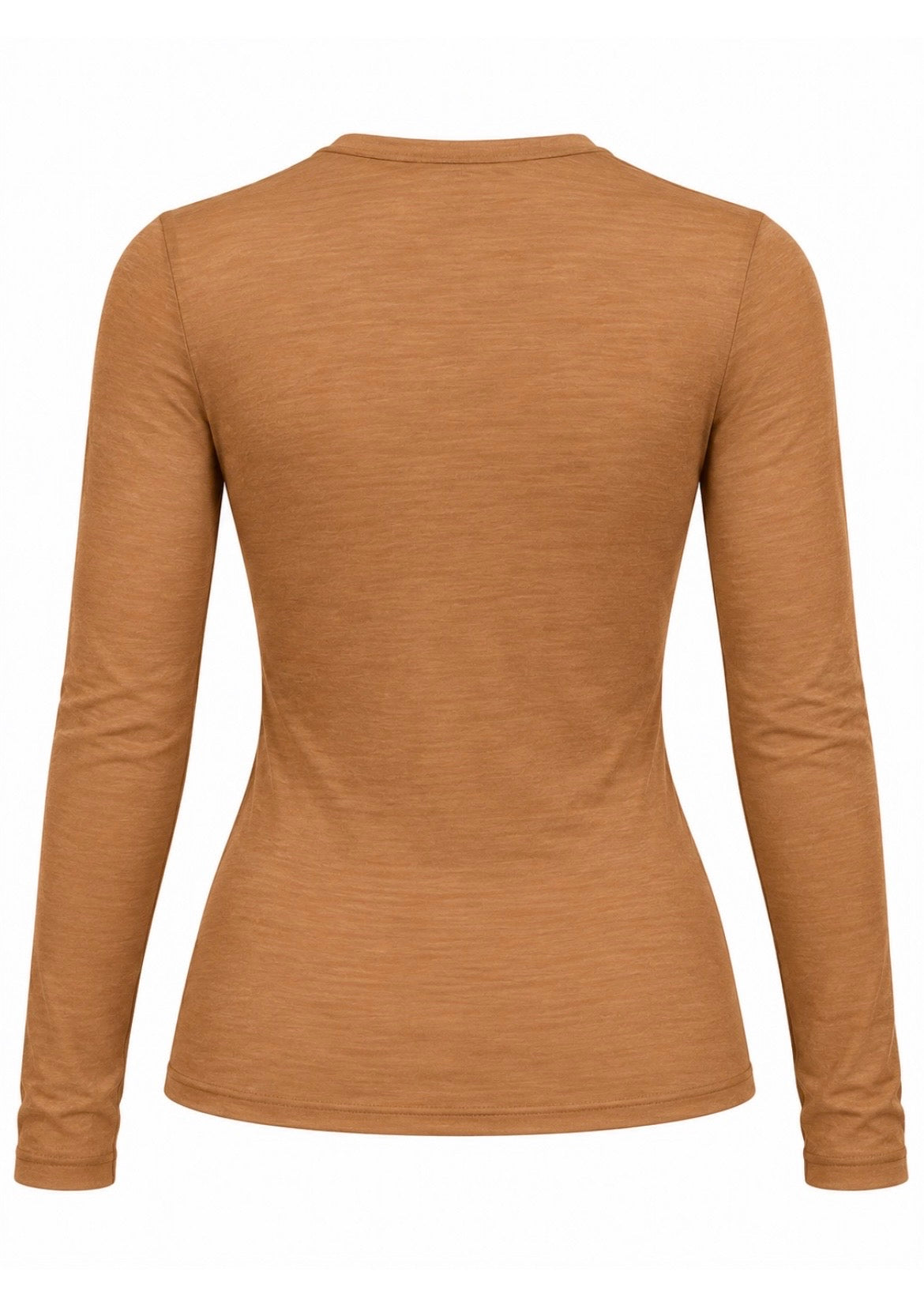 Longsleeve Kaschmir-Mix 'Camel'