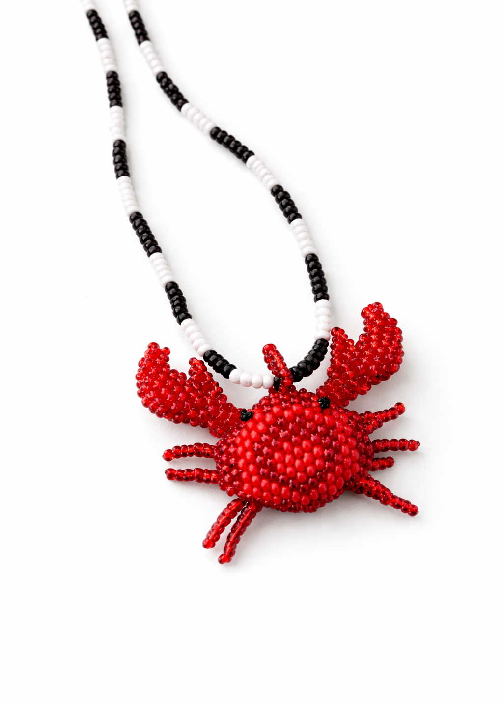 Kette 'Beads' mit Krebs-Anhänger