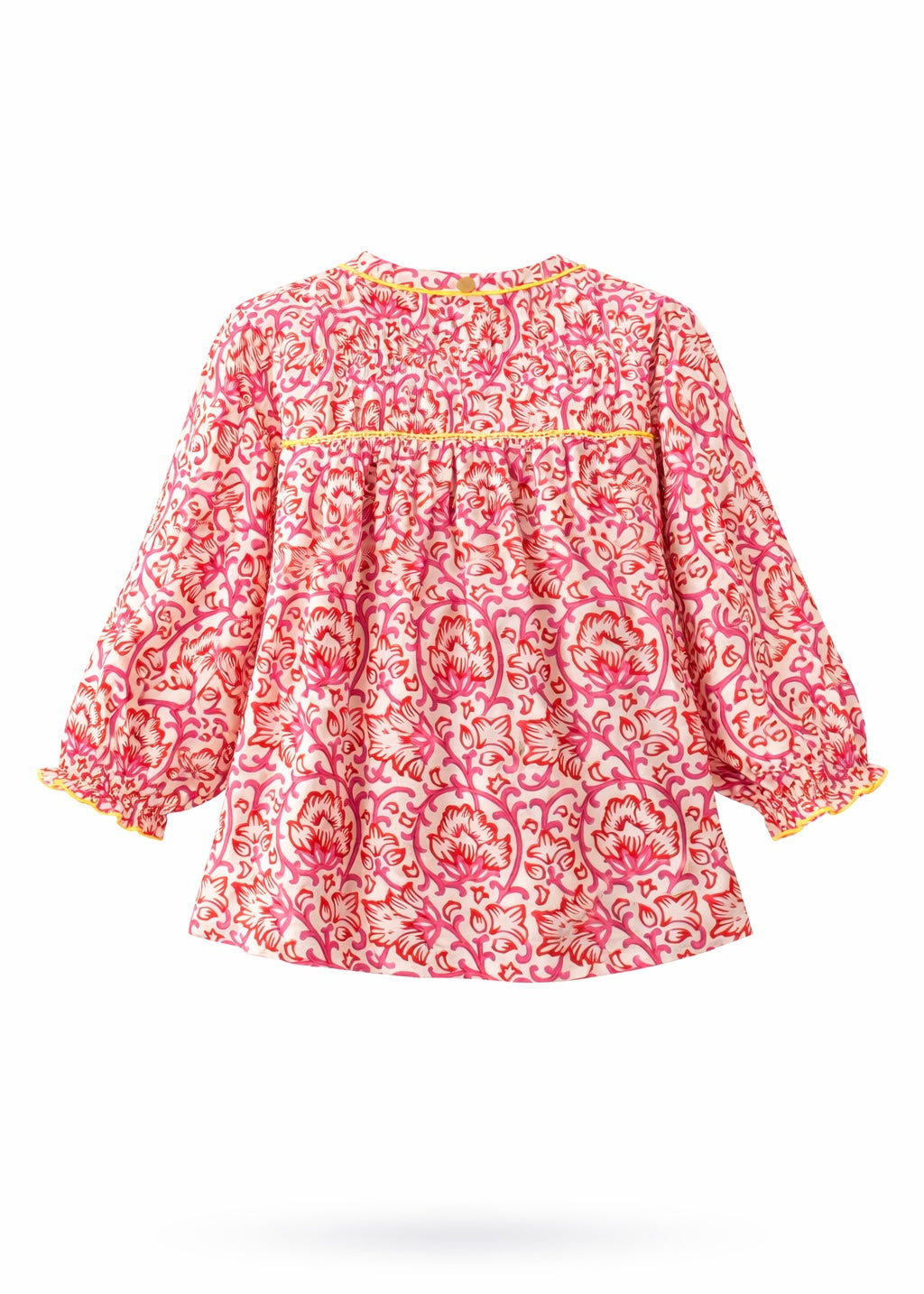 Boho Bluse mit Perlen