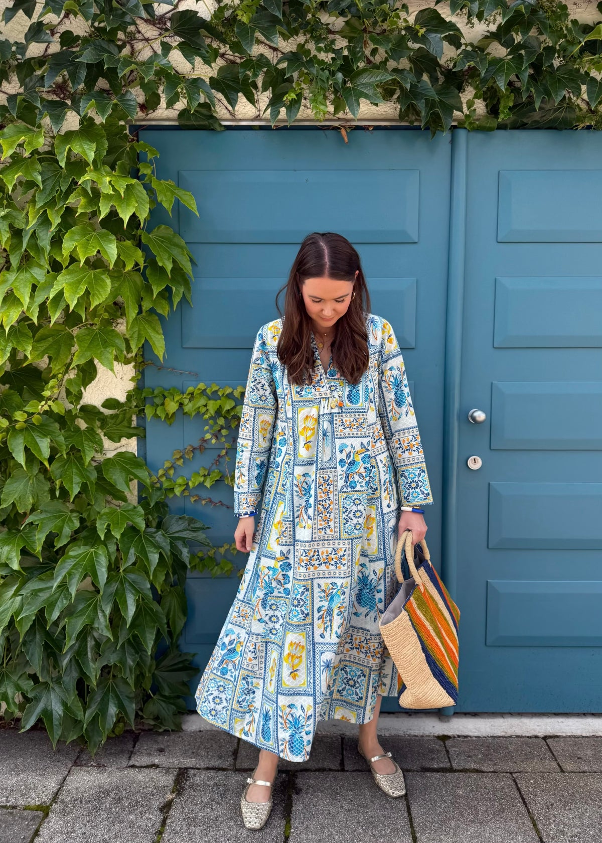 Kleid &#39;Sandelwood&#39; Blau