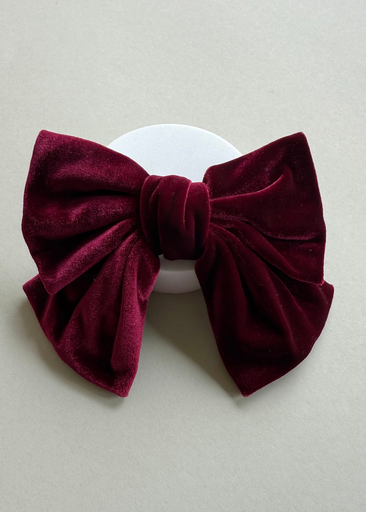 Haarspange &#39;Schleife&#39; Bordeaux