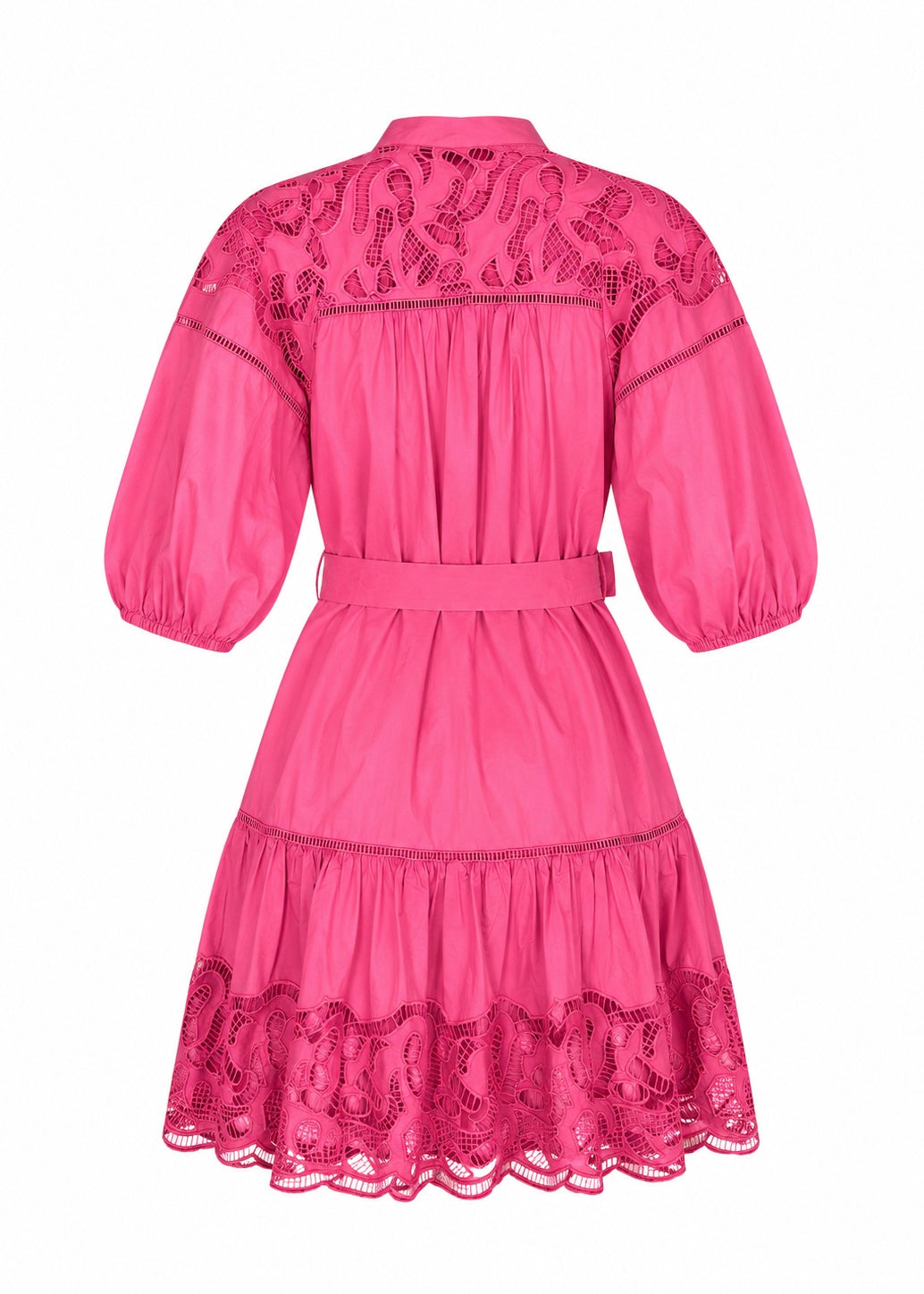 Kleid mit Lochspitze