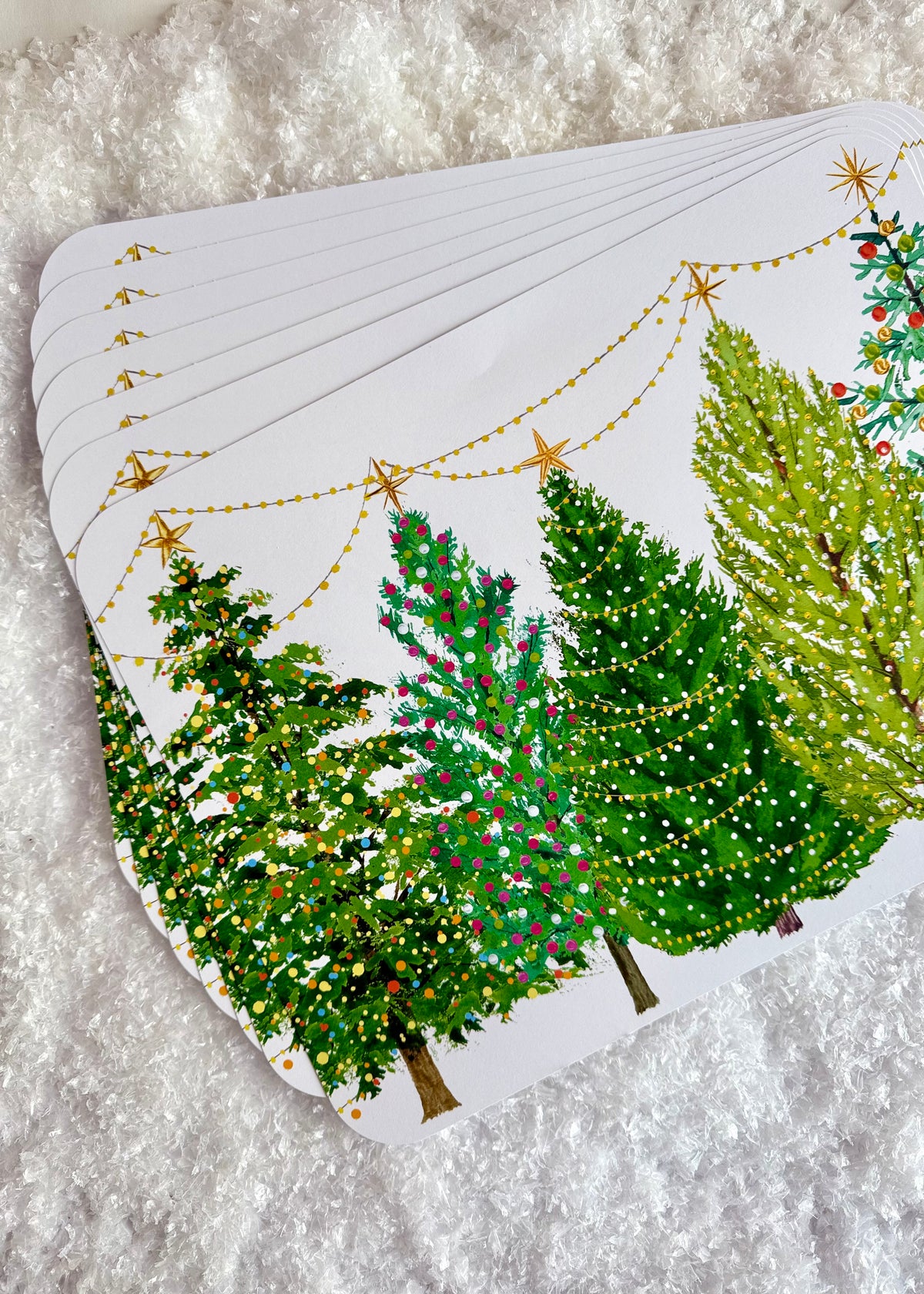 Tischsets 'Weihnachtsbäume'