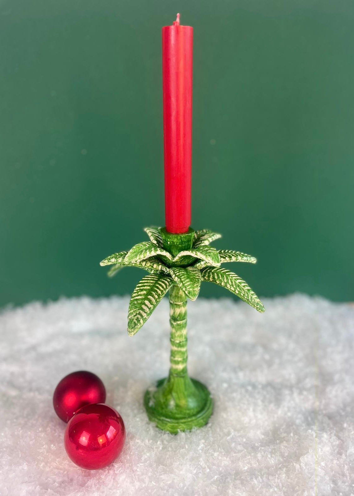 Kerzenständer Palme XL 'Grün'