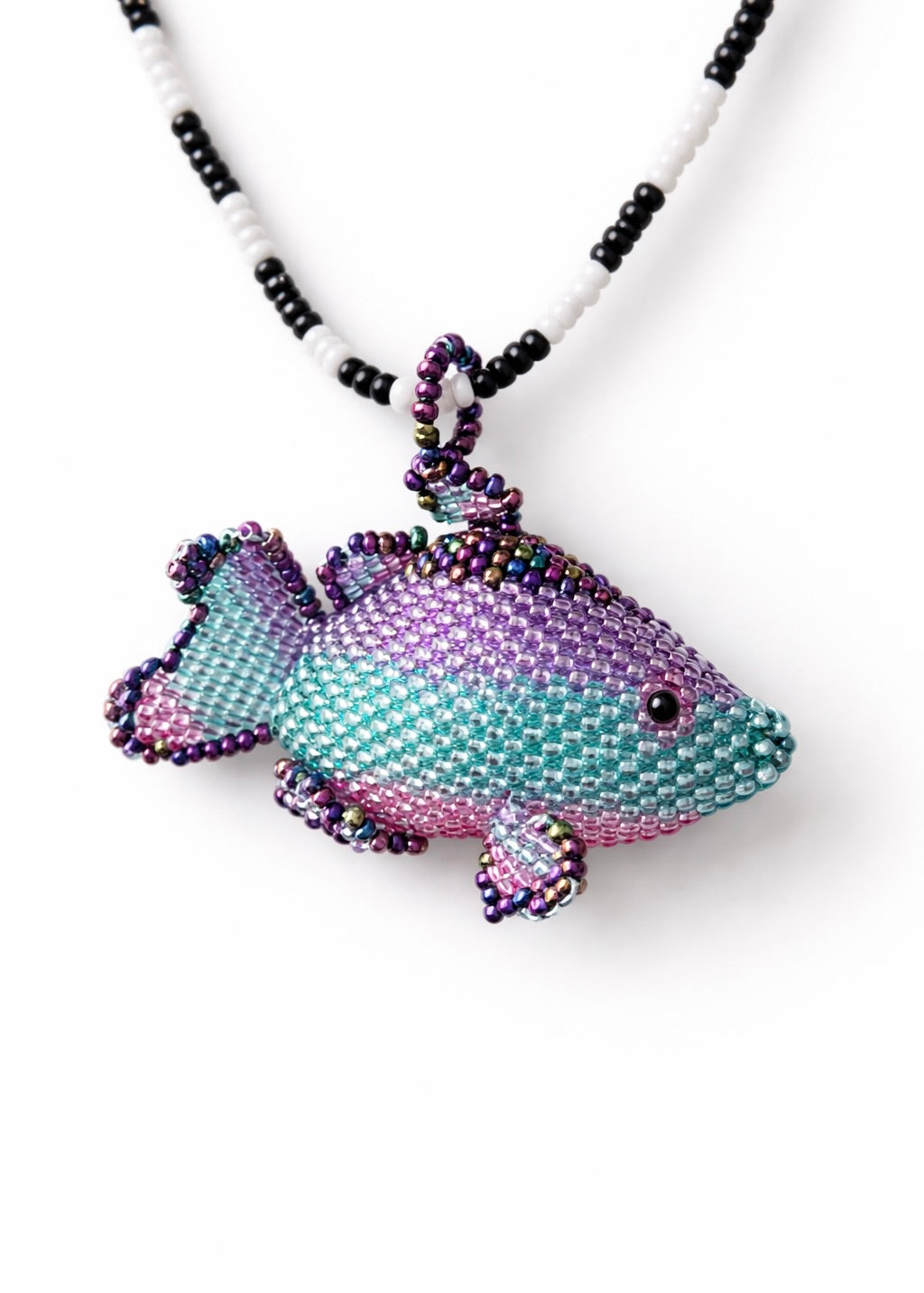 Kette 'Beads' mit Fisch-Anhänger